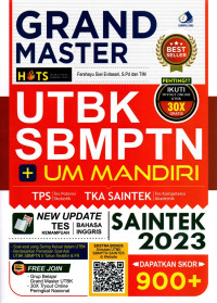 Image of GRAND MASTER UTBK SBMPTN + UM MANDIRI SAINTEK 2023