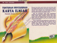 Tuntunan penyusunan karya ilmiah : makalah-skripsi-tesis-disertasi